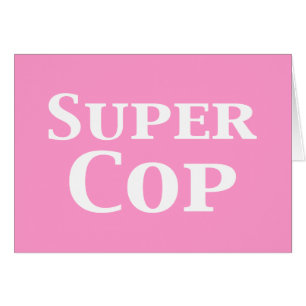 Toppen Cop Gifts Hälsningskort