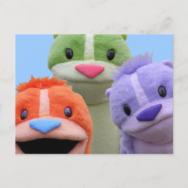 Toppen Cute Animal Postcard Vykort (Framsida)