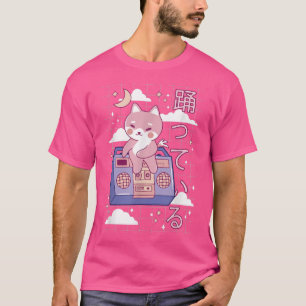 Toppen Cute Anime Vaporwave Kawaii Fo T Shirt