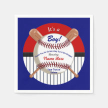 Toppen Cute Anpassningsbar Baseball Napkins for Ba
