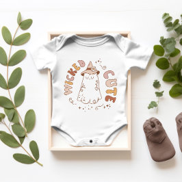 Toppen Cute baby Halloween "Wicked Cute" T Shirt