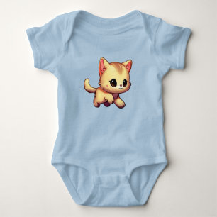 Toppen Cute Baby Kitten Tecknad T Shirt