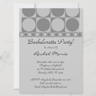 Toppen Cute Bachelorette Party Inbjudningar