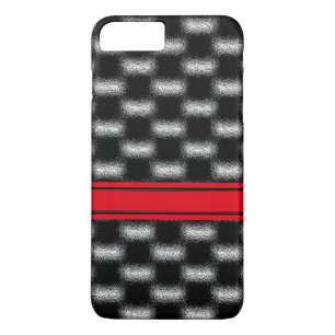 Toppen Cute Black White Red Mönster Chic