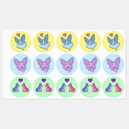 Toppen Cute Corgi Stickers