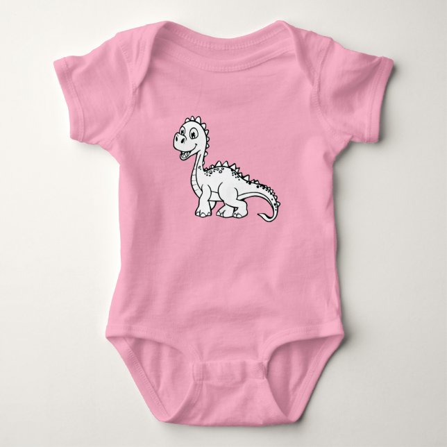 Toppen Cute Dinosaur T Shirt (Framsida)