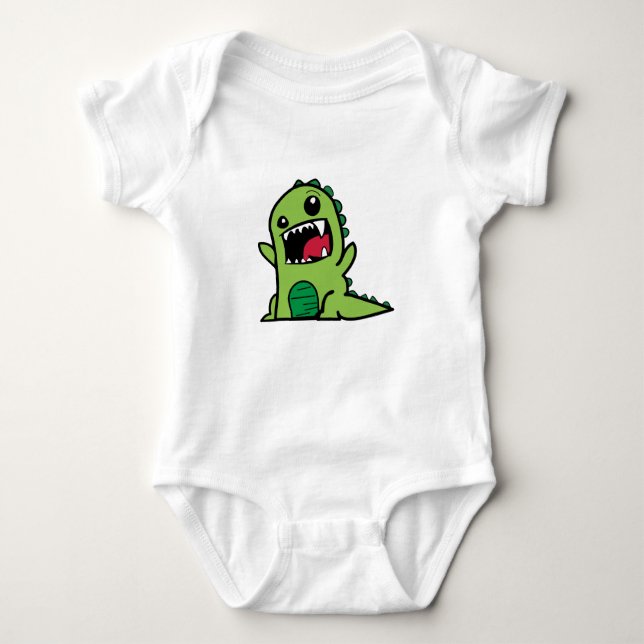 Toppen Cute Dinosaur T Shirt (Framsida)