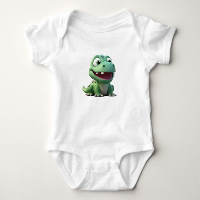 Toppen Cute Dinosaur T Shirt (Framsida)