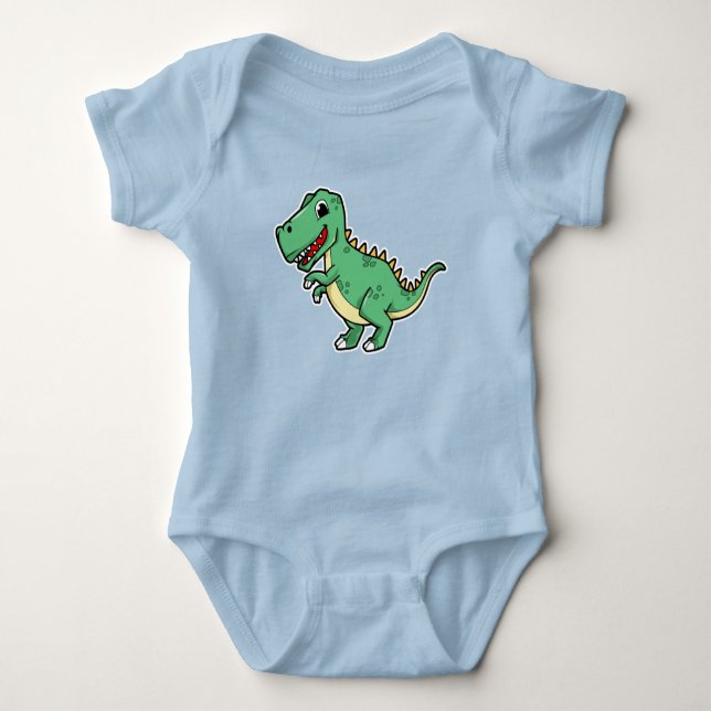 Toppen Cute Dinosaur T Shirt (Framsida)