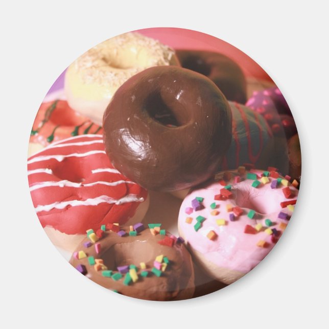 Toppen Cute Donut Magnets! Magnet (Framsidan)