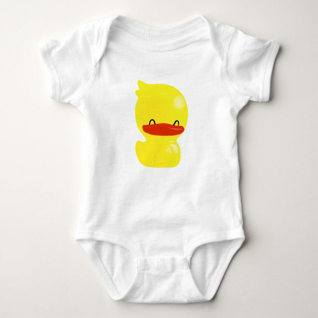 Toppen Cute Ducky Baby Bodykostym T Shirt (Framsida)