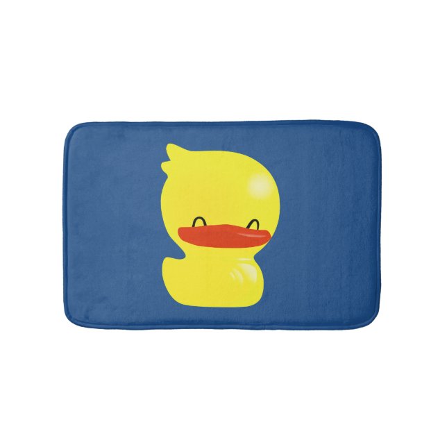 Toppen Cute Ducky Blue Bath Mat Badrumsmatta (Framsidan)