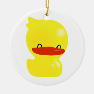 Toppen Cute Ducky Round Ornament