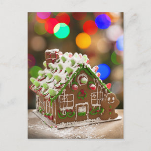 Toppen Cute Gingerbröd House Vykort