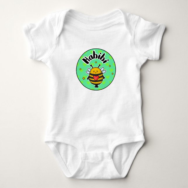 Toppen Cute Habibi Baby Humla T Shirt (Framsida)