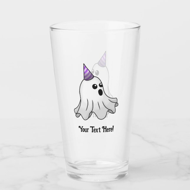 Toppen Cute Halloween Ghost Glaskopp (Framsida)