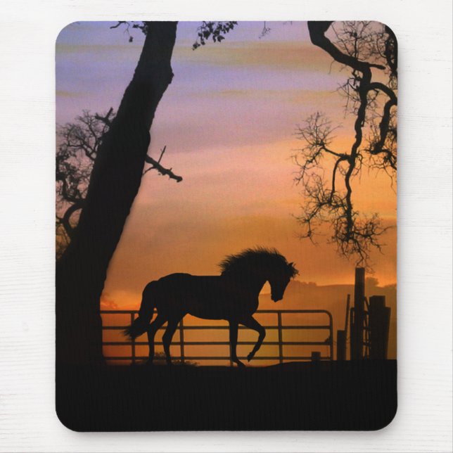 Toppen Cute Horse Mouse Pad Musmatta (Framsidan)