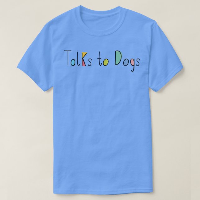 Toppen Cute Hundälskares Samtal med HundarDog Älsk T Shirt (Design framsida)