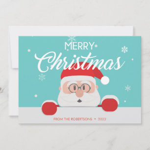 Toppen Cute Jultomten Ansikte julkort