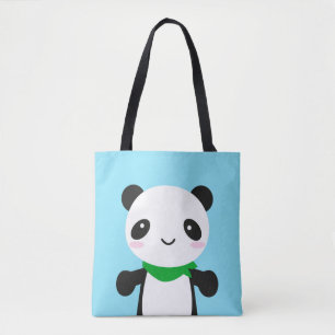 Toppen Cute Kawaii Panda Tygkasse