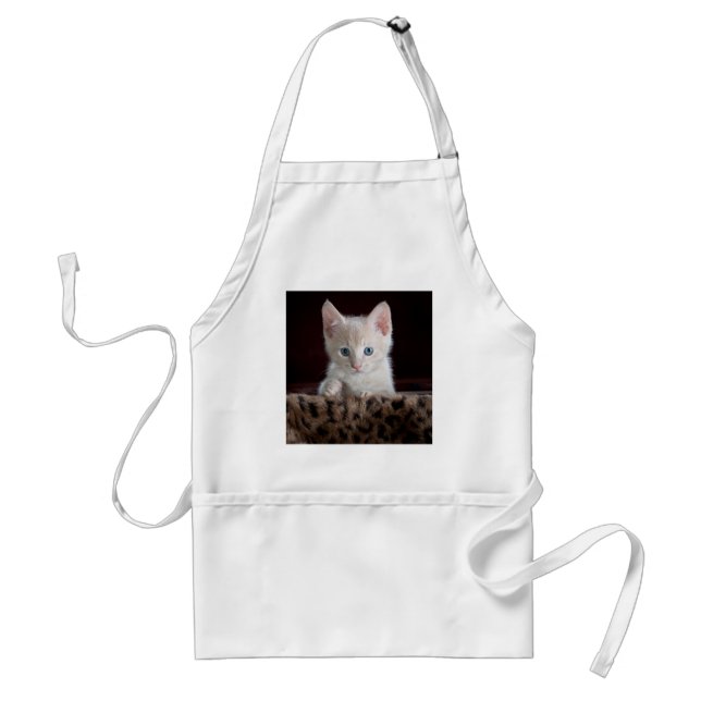Toppen Cute Kitten med vackra Öga Förkläde (Framsidan)