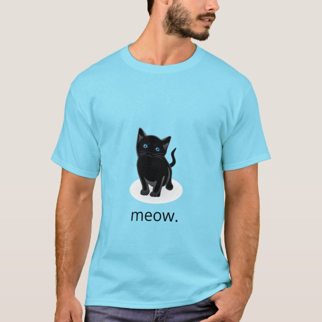 Toppen Cute Kitten T Shirt (Framsida)