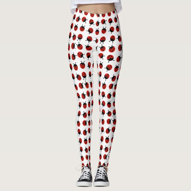 Toppen Cute Ladybug Leggings (Framsida)