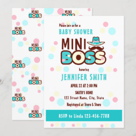 Toppen Cute Mini Chef Pojke Shower Inbjudningar