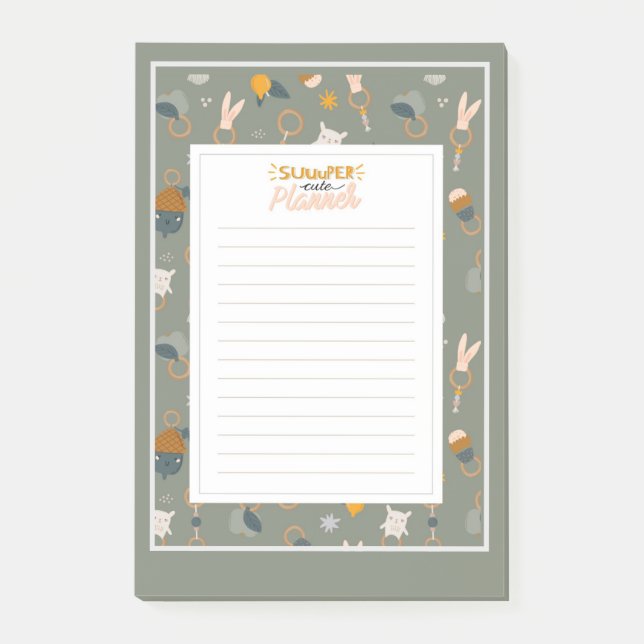Toppen Cute Planner Post-it Block (Framsida)