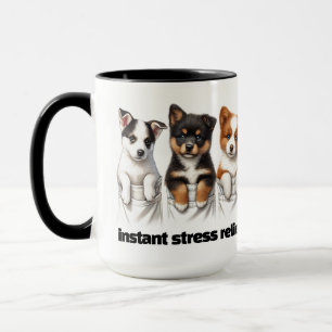 Toppen Cute Pockets Fullt of Puppies Mugg