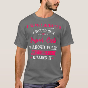 Toppen Cute Railroad Police T Shirt