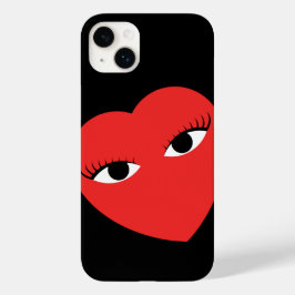 Toppen Cute Red Heart med Öga