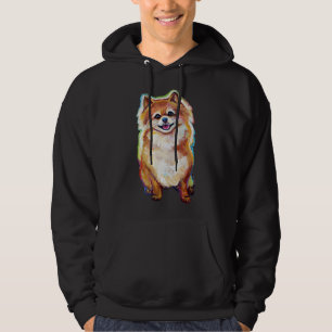 Toppen Cute Smiling Pommern Hoodie