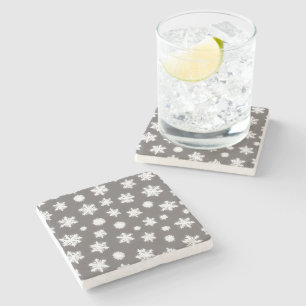 Toppen Cute Snowflake Winter Stenunderlägg