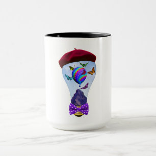Toppen Cute Surreal Fantasy Mugg