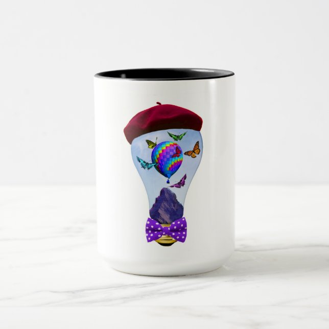 Toppen Cute Surreal Fantasy Mugg (Center)