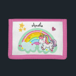 Toppen Cute Unicorn och Rainbow Personlig<br><div class="desc">Perfektens personlig till en flicka med en snygg prancing unicorn och regnbåge.</div>