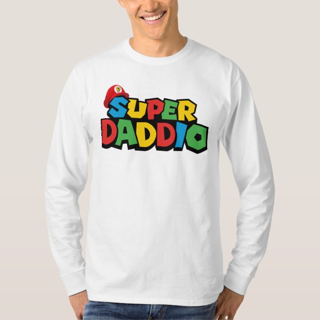 Toppen Daddio för bästa pappa T Shirt (Framsida)