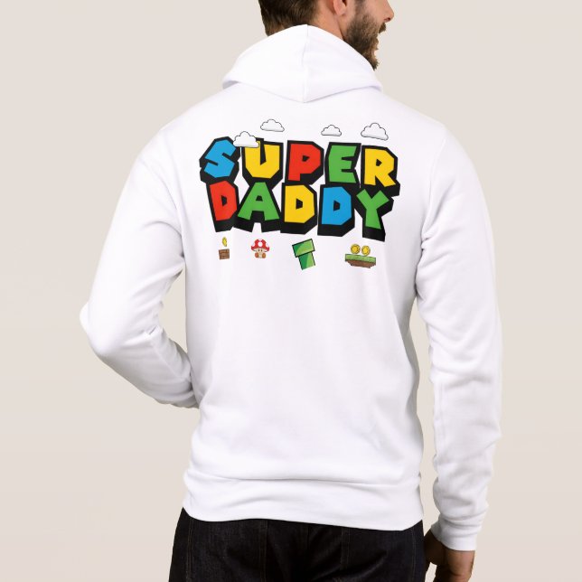 TOPPEN DADDY MARIO STIL T SHIRT (Baksida)
