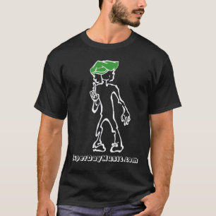 TOPPEN DAGmanar svart för T-tröja T-shirt