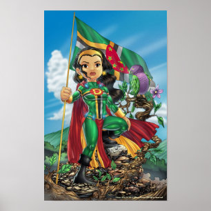 Toppen Dominica Poster