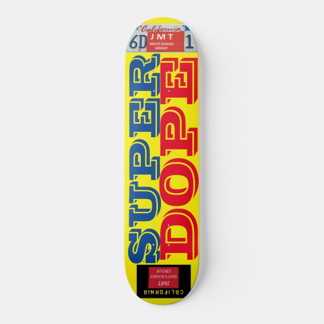 TOPPEN DOPE-skiss Mini Skateboard Bräda 18,5 Cm (Framsida)