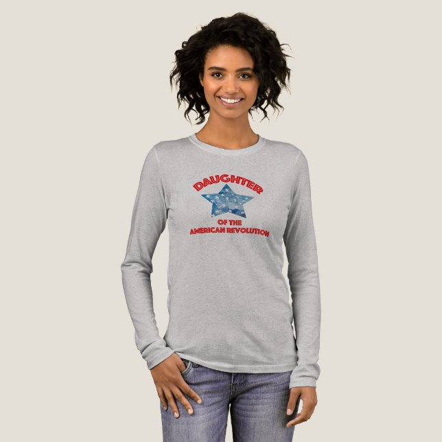 Toppen Dotter till den amerikanska Revolutionen T Shirt (Hel framsida)