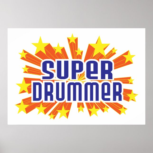 Toppen Drummer Poster (Framsidan)