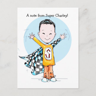 Toppen Duper Boy-postkort Vykort