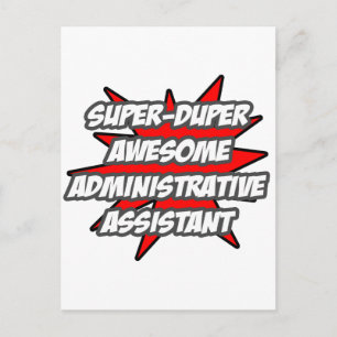 Toppen Duper Fantastisk Admin. Assistent Vykort