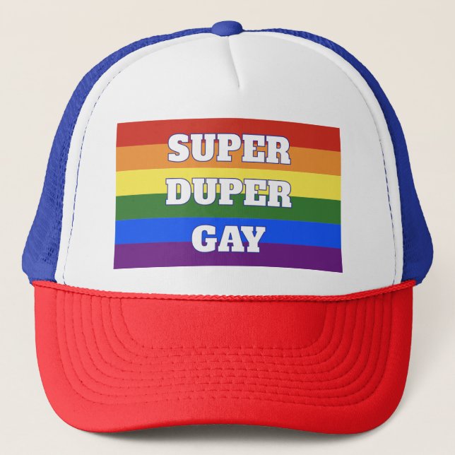 Toppen Duper Gay-Truckerkeps Keps (Framsida)