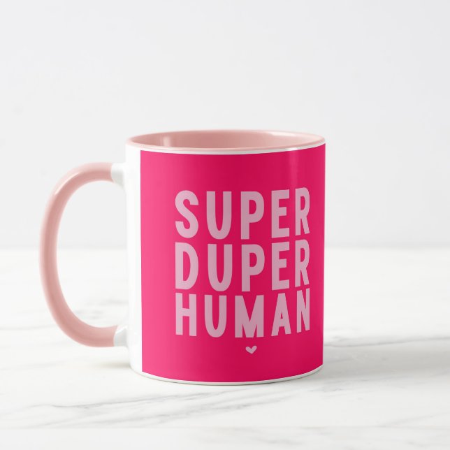 Toppen duper human mugg (Vänster)