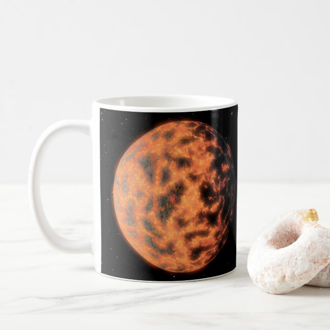 Toppen-Earth 55 Cancri E Kaffemugg (Med munk)