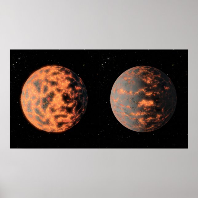 Toppen-Earth 55 Cancri E Poster (Framsidan)